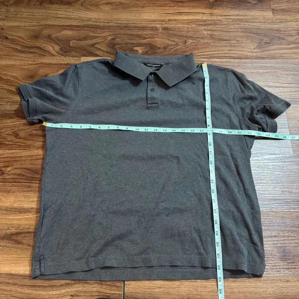 Banana Republic Men's Gray Polo Shirt